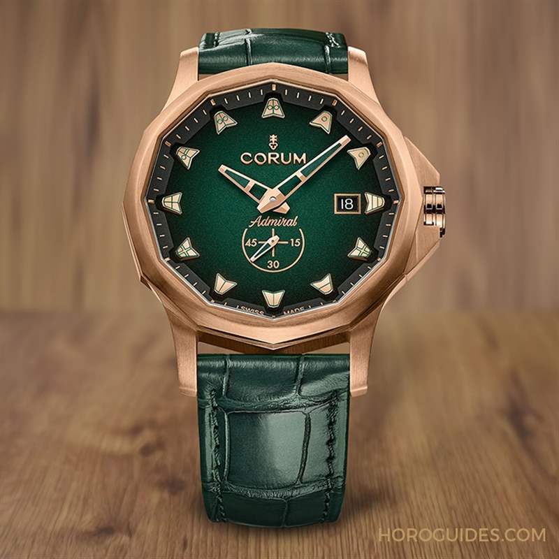 CORUM - 純粹海事風(fēng)味，CORUM Admiral 海軍上將青銅腕表