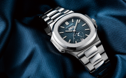 藍(lán)面金鷹矚目款｜PATEK PHILIPPE Nautilus 5726/1A-014年歷表