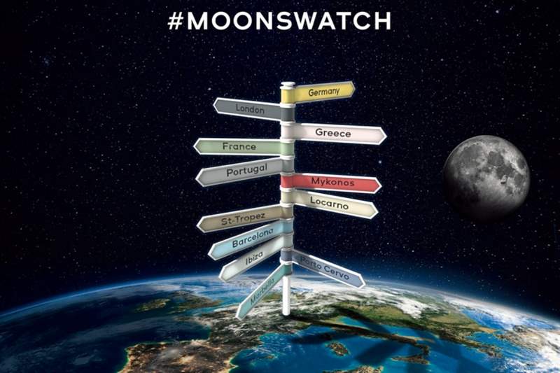 11顆移動(dòng)的行星！Swatch MoonSwatch的歐洲夏季巡演-復(fù)刻表