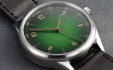 蘇格蘭品牌手表anOrdain Model 1 Fumé英式琺瑯盤