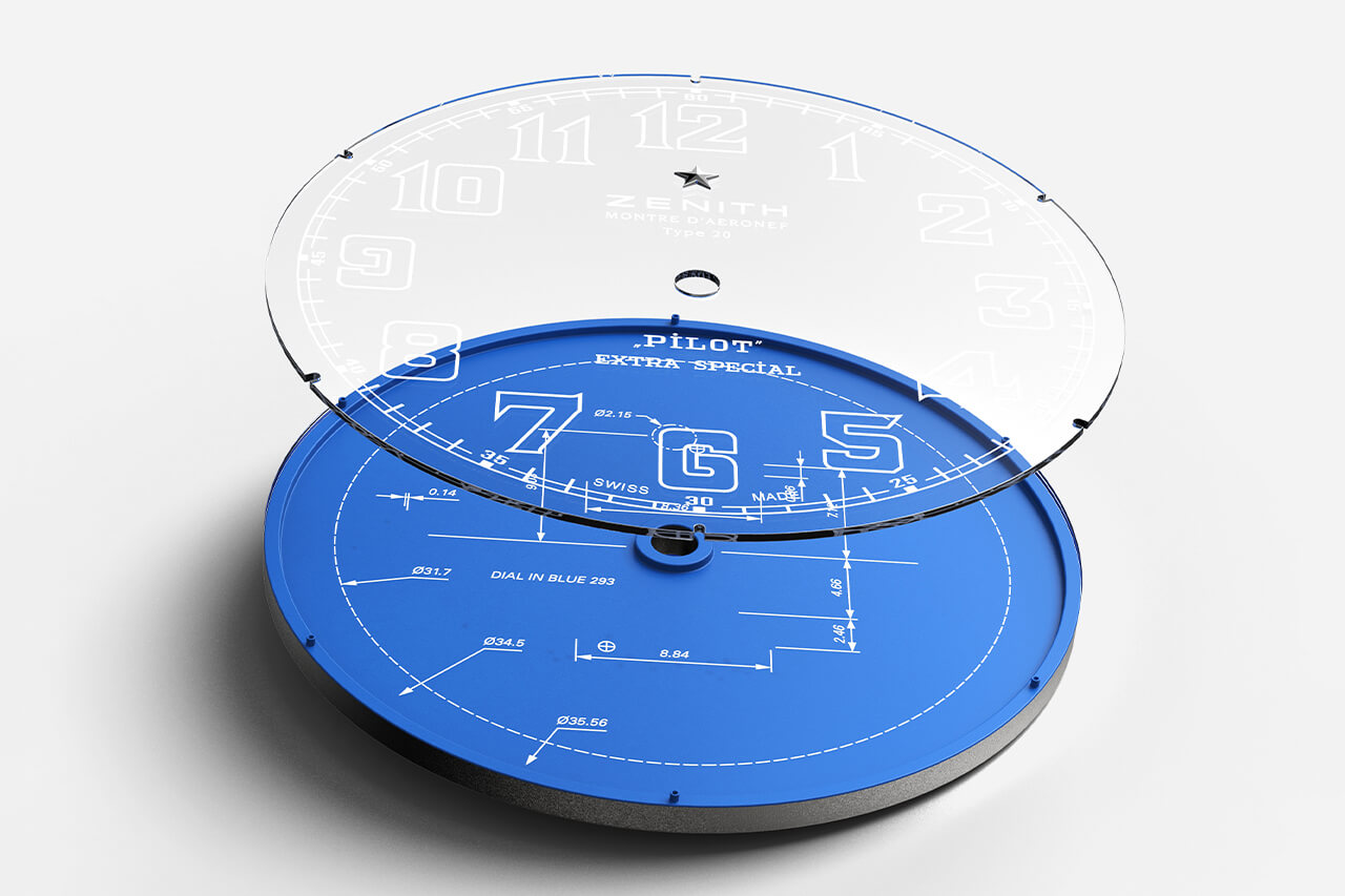 真力時(shí)飛行員 20 型飛行員藍(lán)圖 2