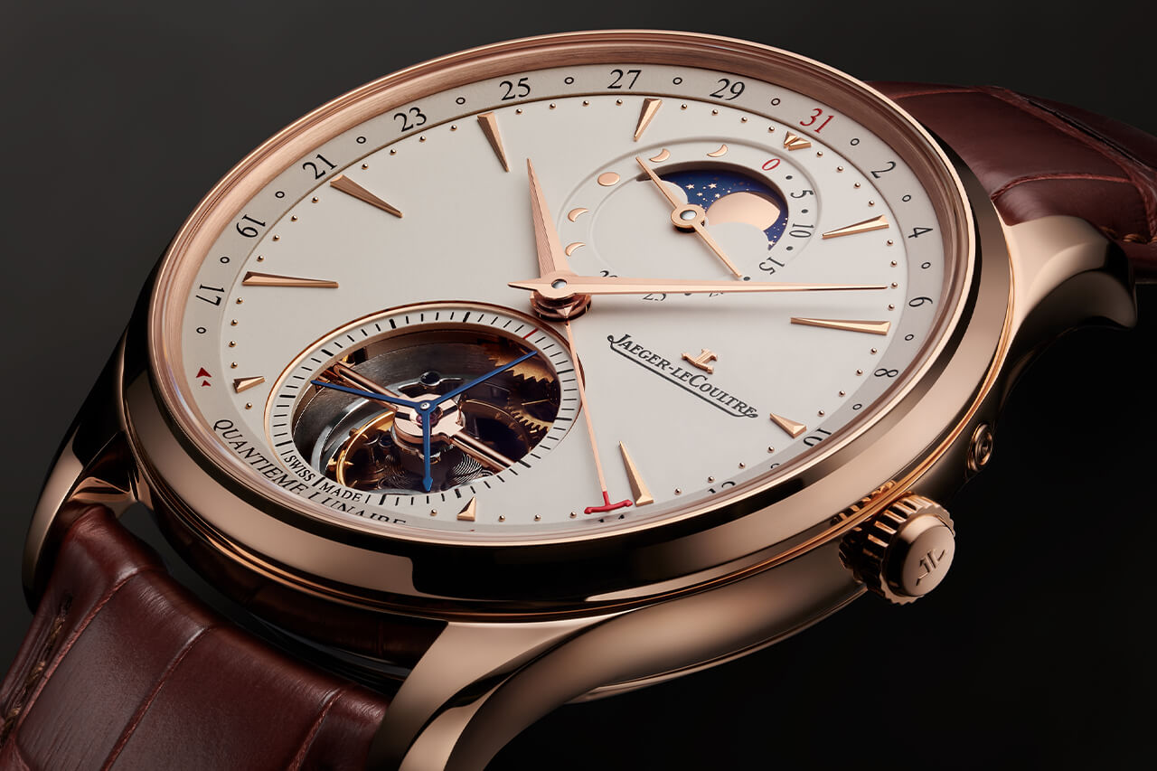 積家超薄大師系列月相陀飛輪腕表Q1692410