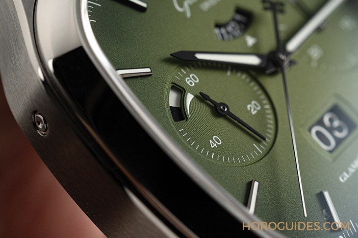 GLASHüTTE ORIGINAL - 好Funky的復(fù)古表！ 格拉蘇蒂原創(chuàng)Seventies Chronograph墨玉綠面盤