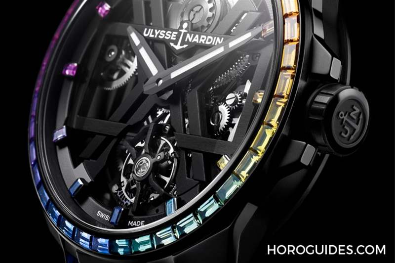ULYSSE NARDIN - 以彩虹寶石圈入作，Ulysse Nardin Blast彩虹陀飛輪腕表、Lady Diver美人魚潛水彩虹腕