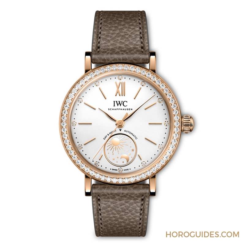 柔潤質(zhì)感，迷人英氣｜IWC柏濤菲諾日夜顯示自動腕表34