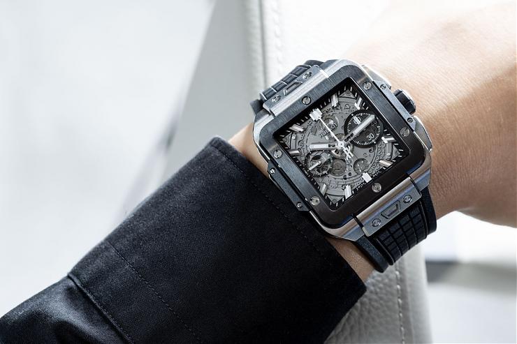HUBLOT - HUBLOT大爆炸宇宙魔方Square Bang Unico開(kāi)啟方形高級(jí)運(yùn)動(dòng)表新次元