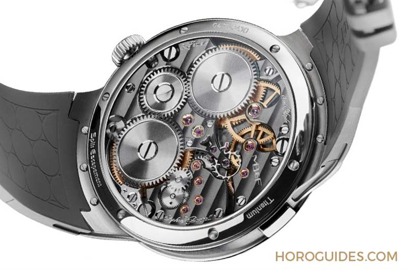 MB&F - 最有感的科幻亮眼配色，MB&F LM Split Escapement EVO冰藍面