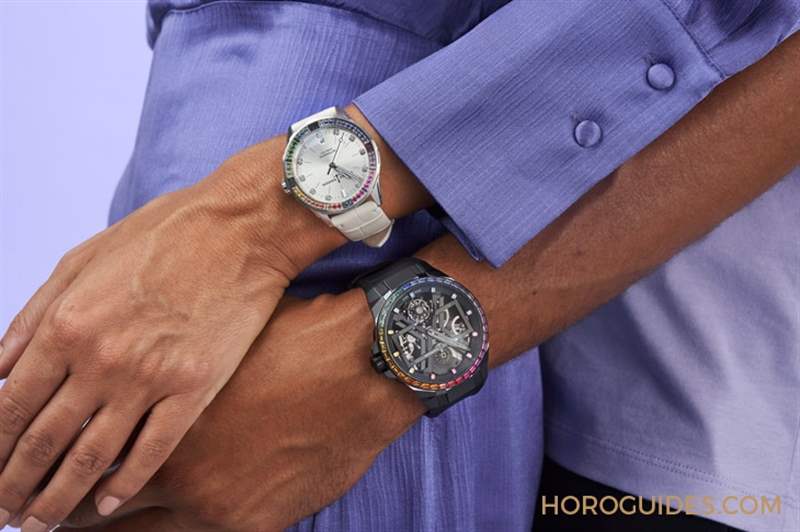 ULYSSE NARDIN - 以彩虹寶石圈入作，Ulysse Nardin Blast彩虹陀飛輪腕表、Lady Diver美人魚潛水彩虹腕