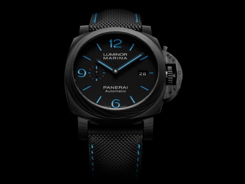 沛納海推出Luminor Marina碳纖維材質PAM1661潛水腕表
