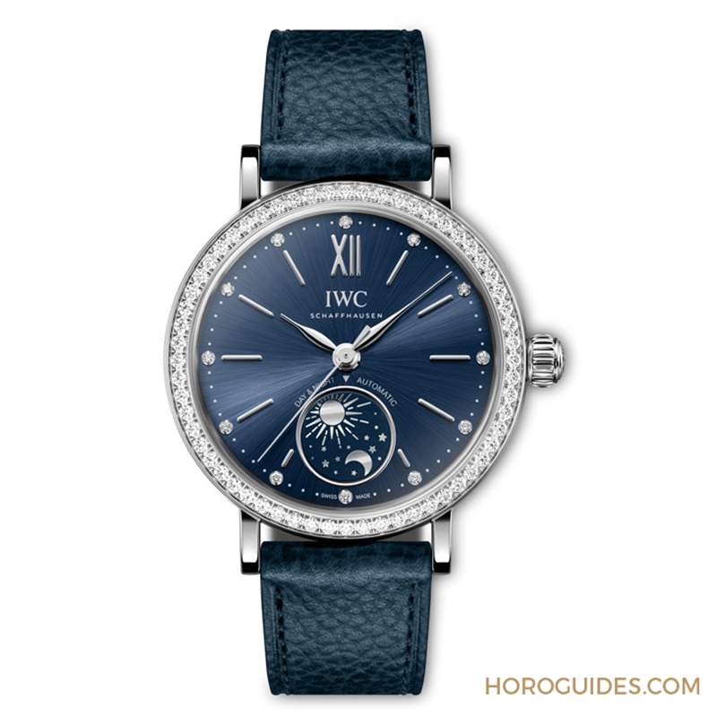 IWC - 柔潤質感，迷人英氣｜IWC柏濤菲諾日夜顯示自動腕表34