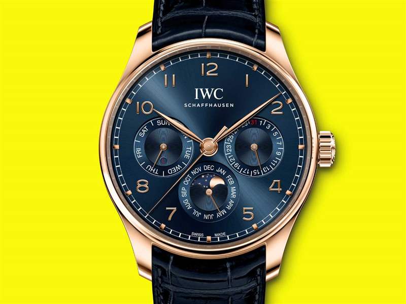 萬國葡萄牙萬年歷42毫米月相表IW344203