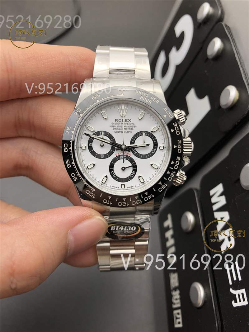 BT廠迪通拿-BT廠勞力士迪通拿4130機(jī)芯復(fù)刻表做工評(píng)測(cè)