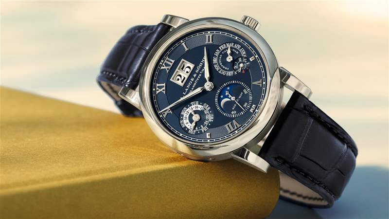 A. Lange & S?hne Langematik Perpetual 限量版藍(lán)色手表