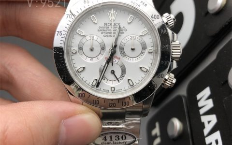 C廠4130白鋼迪-C廠clean廠勞力士白鋼迪116520復(fù)刻表評測