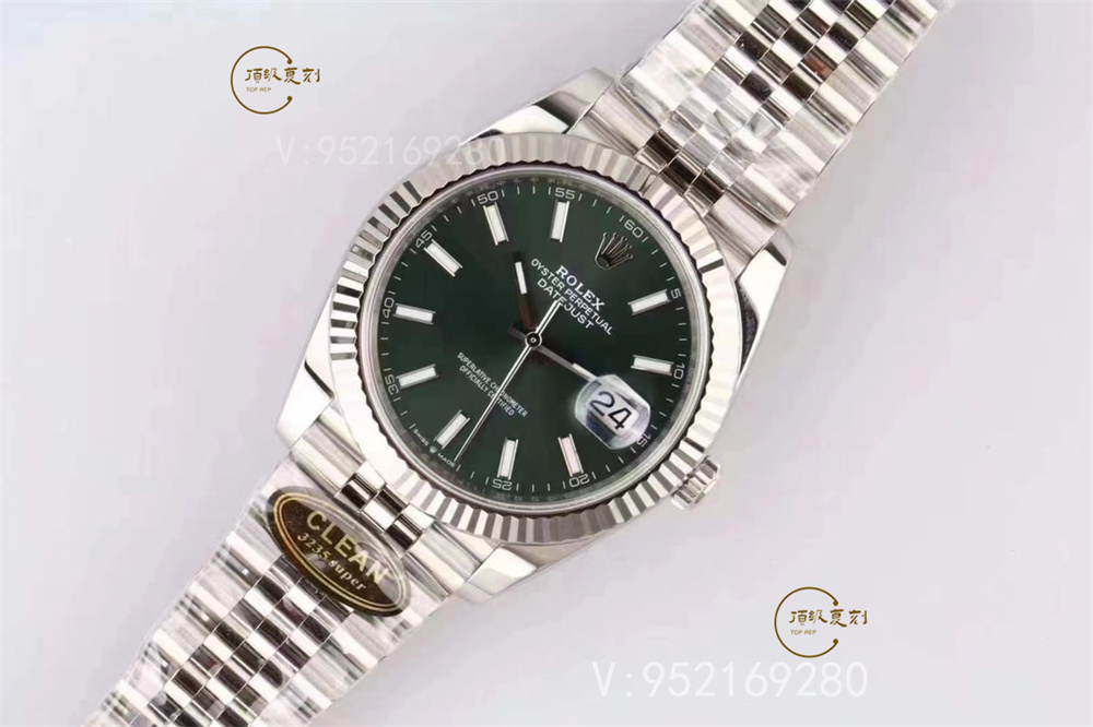 C廠新品薄荷綠日志3235機芯復(fù)刻表怎么樣,C廠clean廠勞力士薄荷綠日志評測