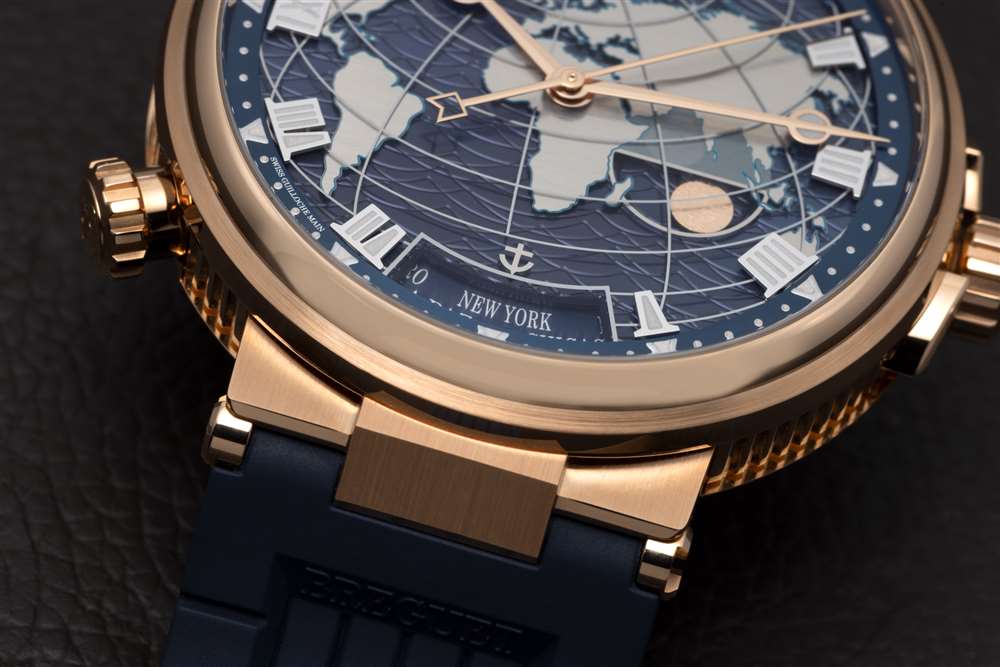 Breguet Marine Hora Mundi 表盤細節