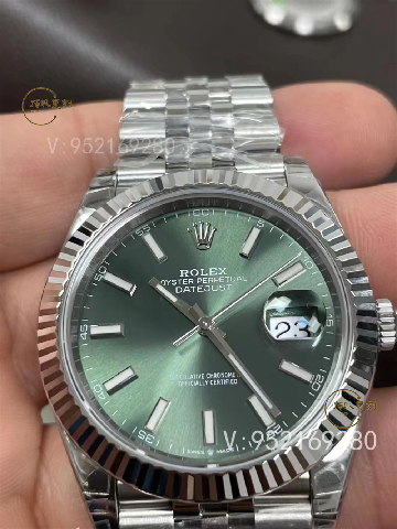 VS廠41日志「薄荷綠」色表盤126334-0028搭載VS3235機芯評測