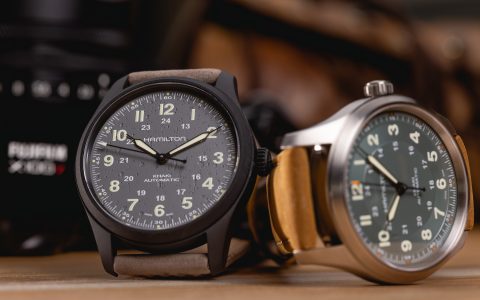 推出全新漢密爾頓卡其野戰系列鈦金屬自動腕表，演繹經典設計