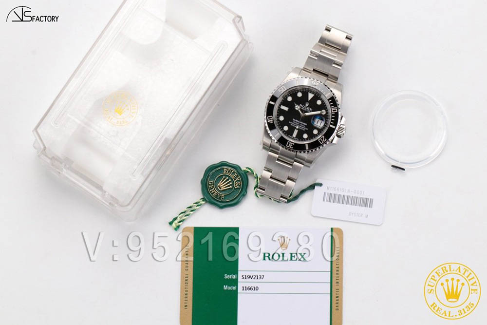 VS廠黑水鬼116610LN「3135機(jī)芯」老款40黑水鬼復(fù)刻對(duì)比正品評(píng)測(cè)