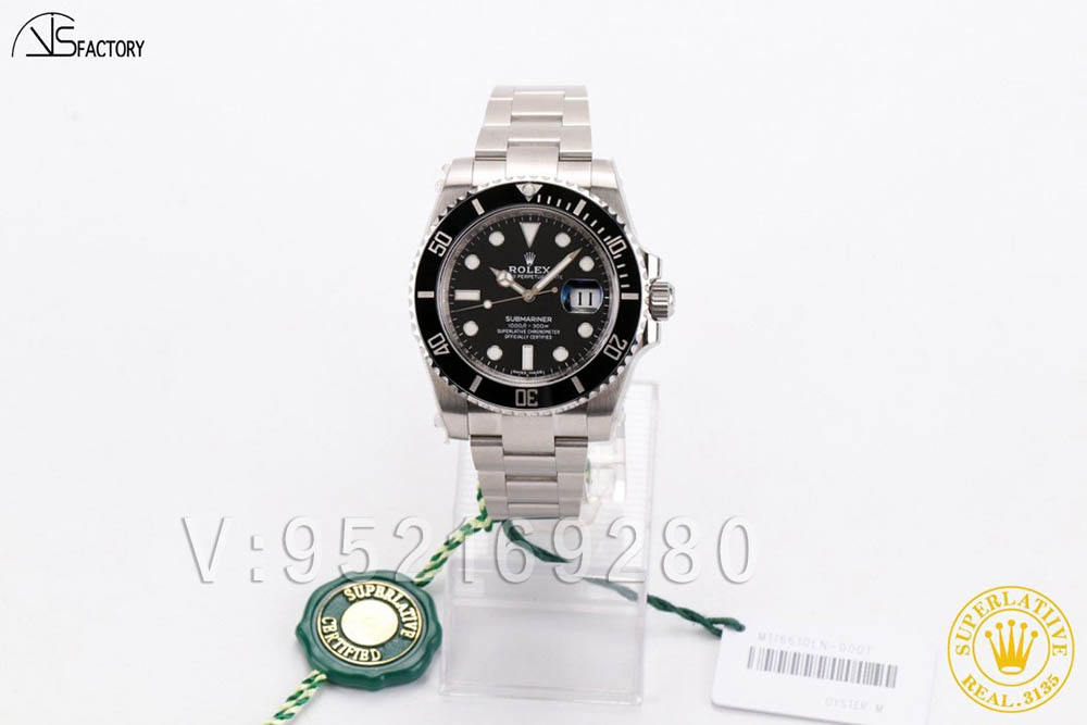 VS廠黑水鬼116610LN「3135機(jī)芯」老款40黑水鬼復(fù)刻對(duì)比正品評(píng)測(cè)