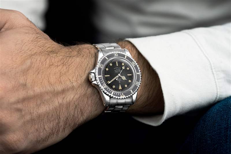 復(fù)古手表1967年的Tudor Submariner、1966年的Omega Speedmaster Professional“CB Case”和1940年代的Heuer Chronograph Ref.?345