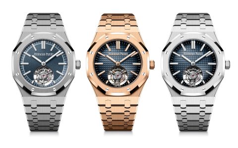 Audemars Piguet推出全新皇家橡樹自動(dòng)上鏈飛行陀飛輪腕表