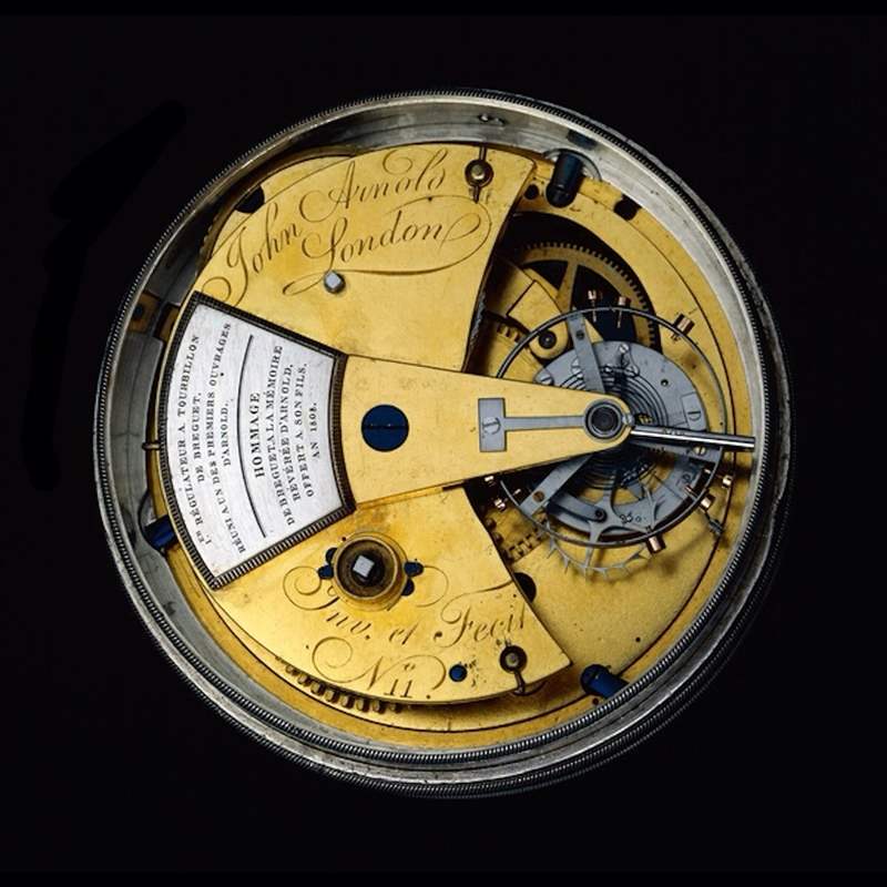 John Arnold 機(jī)芯中的 Breguet 陀飛輪，1809 年