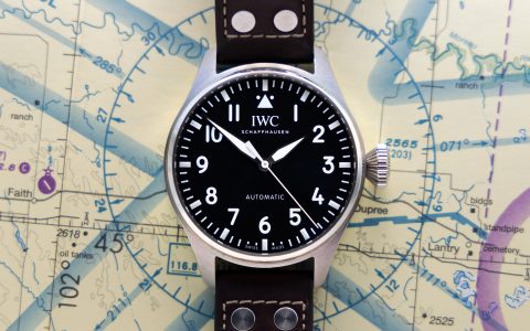 手腕上的一周43mm萬國飛行員Big Pilot Automatic