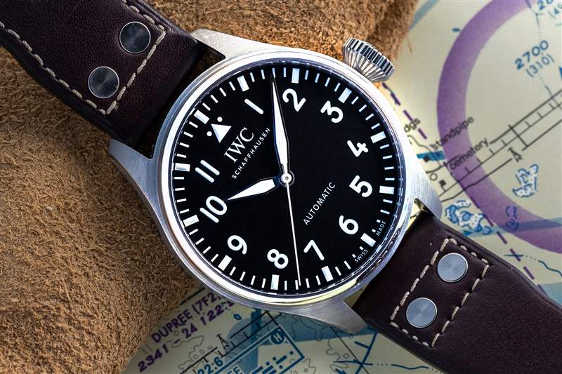 手腕上的一周43mm萬(wàn)國(guó)飛行員Big Pilot Automatic