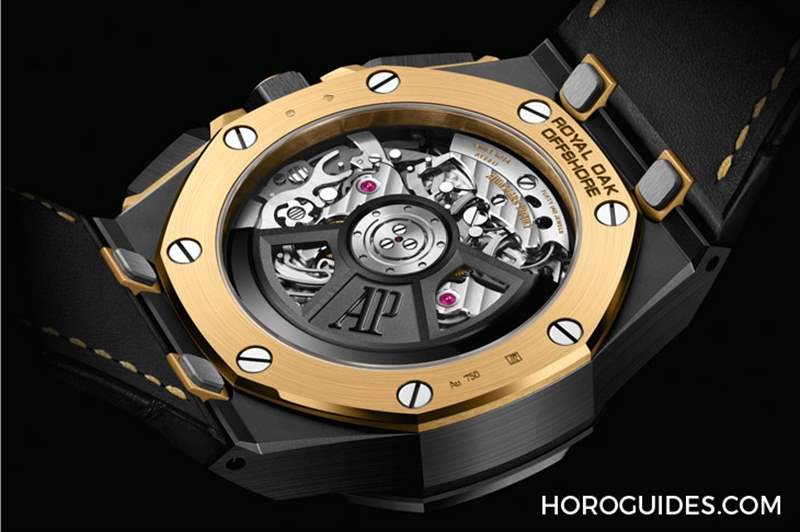 AUDEMARS PIGUET - 愛彼皇家橡樹離岸型自動上鏈計時碼表首見黑陶瓷鏈帶款、祭出黃金結合黑陶瓷的對比美