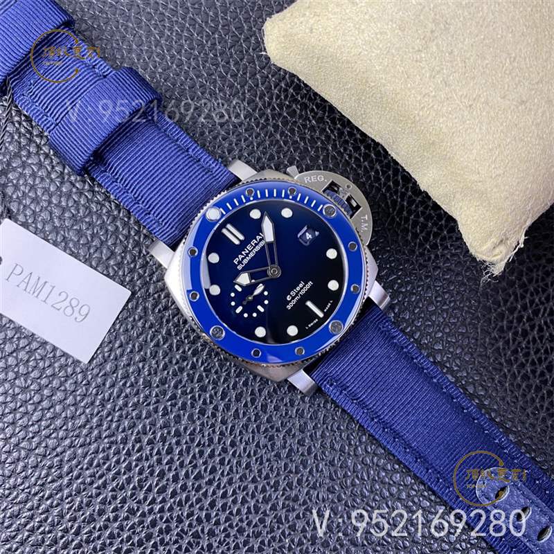 SBF廠(chǎng)(VS廠(chǎng))新品沛納海pam1289藍(lán)色拋光圈口腕表做工如何-復(fù)刻表