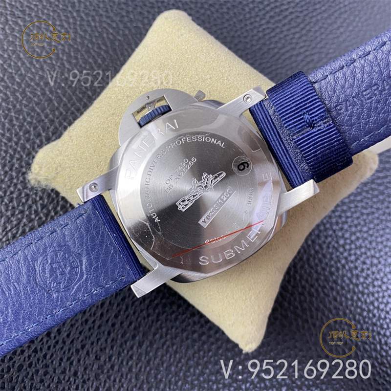 SBF廠(chǎng)(VS廠(chǎng))新品沛納海pam1289藍(lán)色拋光圈口腕表做工如何-復(fù)刻表