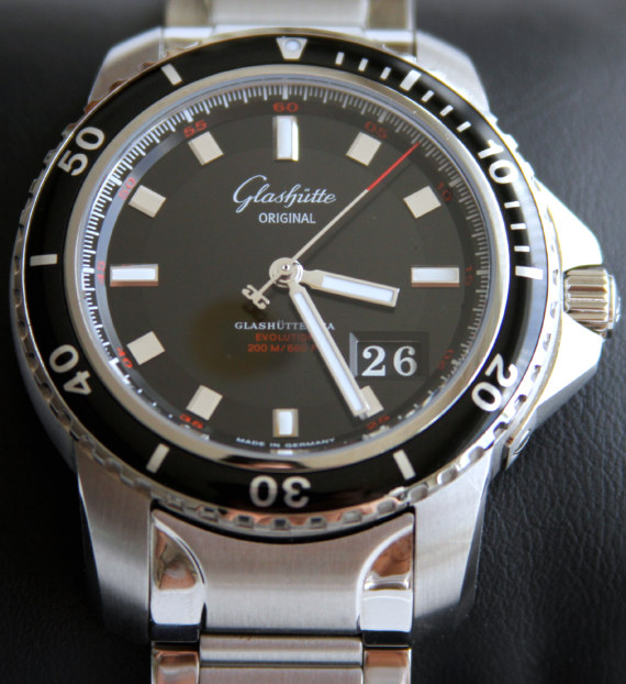 格拉蘇特原始運動演變全景日期Sport Evolution手表