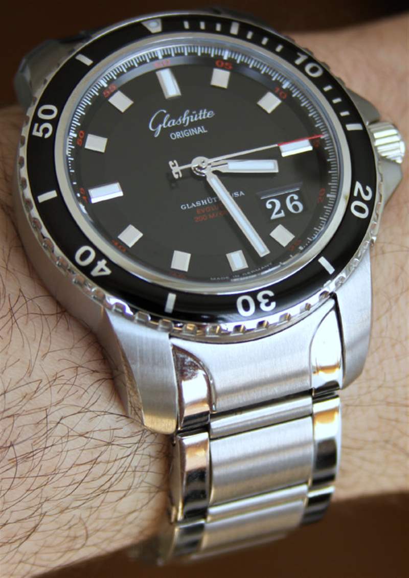 格拉蘇特原始運動演變全景日期Sport Evolution手表