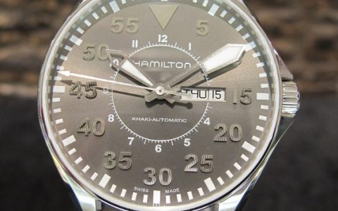 漢密爾頓卡其色飛行員46毫米自動腕表