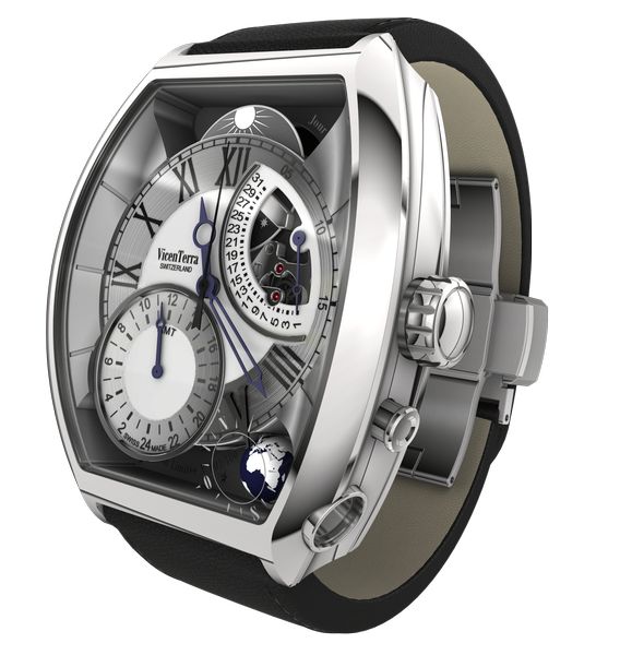 維森特拉格林尼治標(biāo)準(zhǔn)時(shí)間3GMT手表