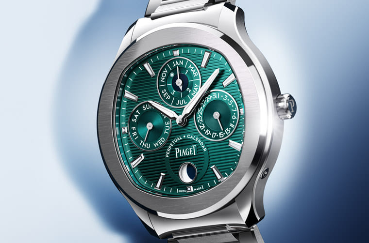 伯爵不銹鋼Polo運動表首度推出超薄萬年歷功能