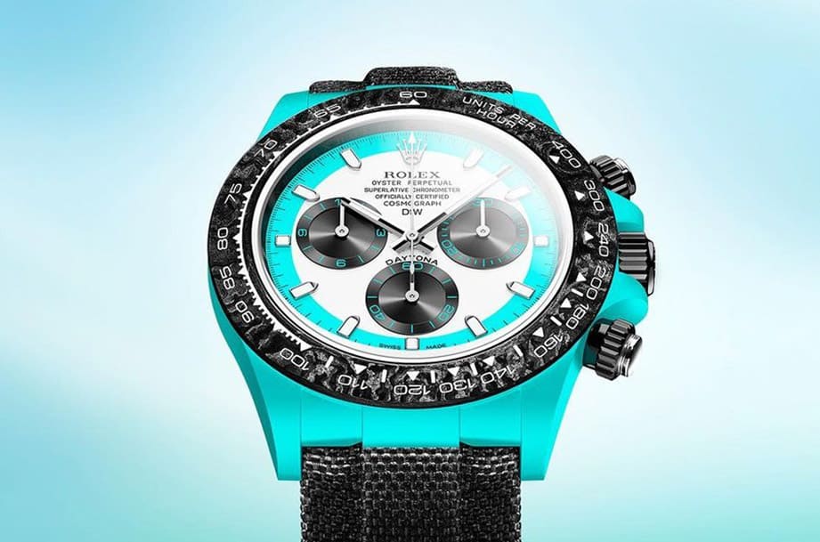 洋溢加勒比海藍(lán)天白云的勞力士Daytona讓人放松心情
