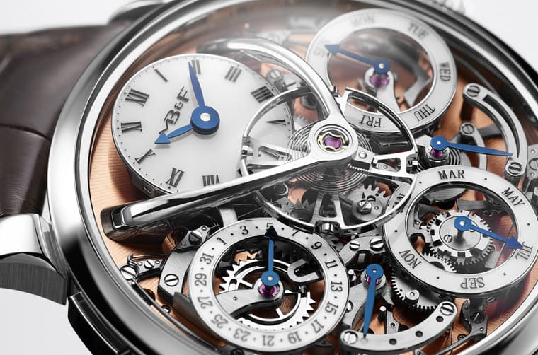 MB&F第一次以不銹鋼材質(zhì)打造Legacy Machine萬(wàn)年歷鮭魚(yú)面新色好感度再加分