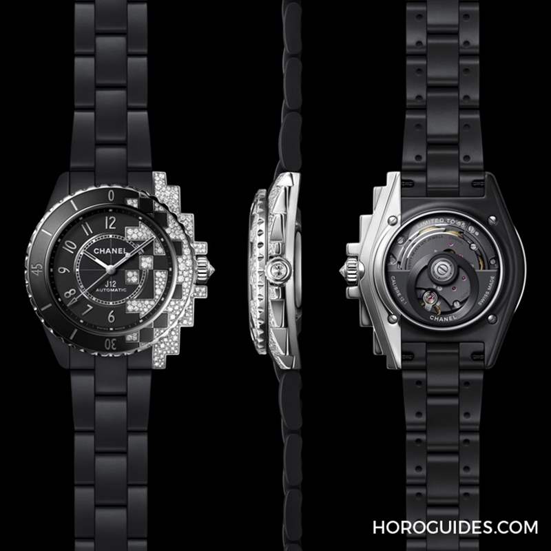 以黑白配的各種可能性，詮釋月蝕的模樣｜CHANEL J12腕表的黑白實驗