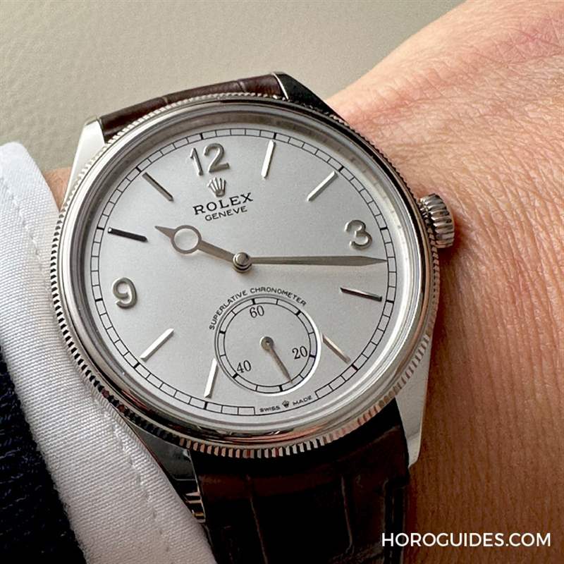 ROLEX - 勞力士全新系列Perpetual 1908，小三針、貴金屬、7140新機芯配透明底蓋