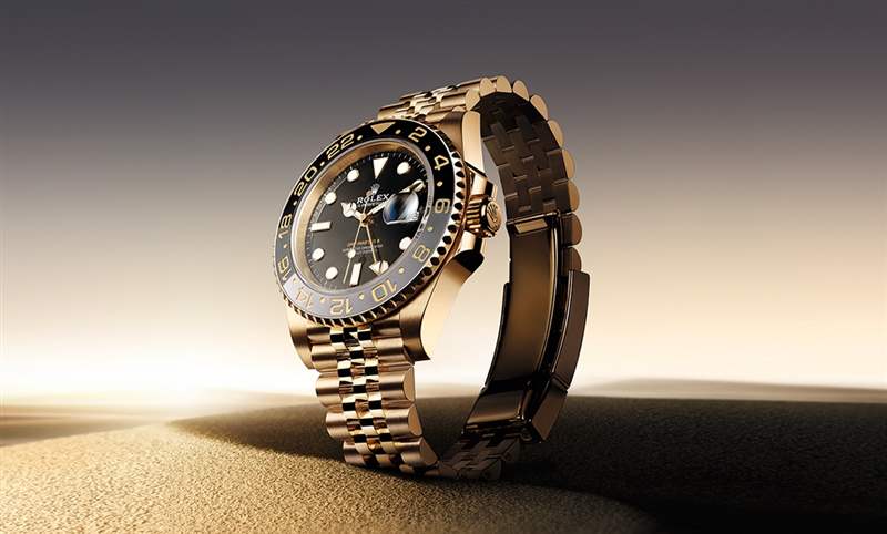 勞力士GMT-Master II新款灰黑雙色陶瓷圈黃金材質(zhì)大器回歸
