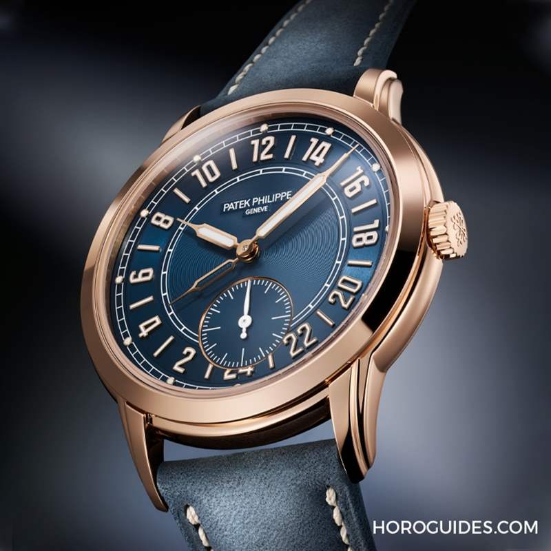PATEK PHILIPPE - 百達翡麗Calatrava 5224R-001兩地時間腕表原創二十四小時顯示