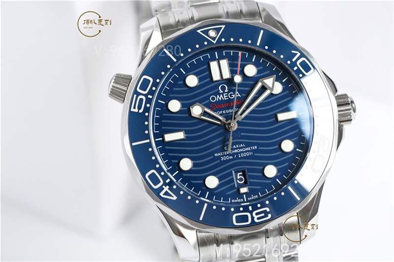 VS廠(SBF廠)歐米茄藍(lán)海馬300升級V3版怎么樣,藍(lán)色陶瓷