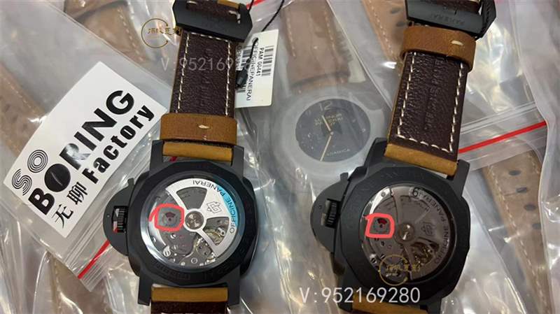 VS廠(SBF廠)沛納海機芯怎么樣,VS廠沛納海P.9000一體機對比正品破綻區(qū)別大嗎