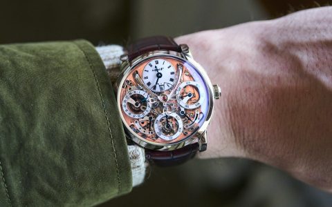 三文魚表盤MB&F Legacy Machine萬年歷