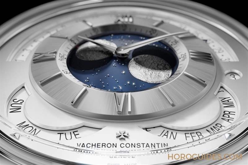 VACHERON CONSTANTIN - 江詩(shī)丹頓雙面復(fù)雜巨作：置中演繹南北月相，實(shí)時(shí)捕捉天文星象｜閣樓工匠雙月超卓復(fù)雜功能腕表
