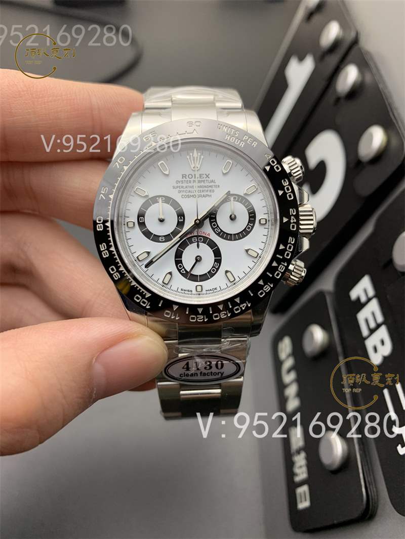 C廠Clean廠熊貓迪4130機芯手表夜光怎么樣,熊貓迪夜光C廠做的好嗎