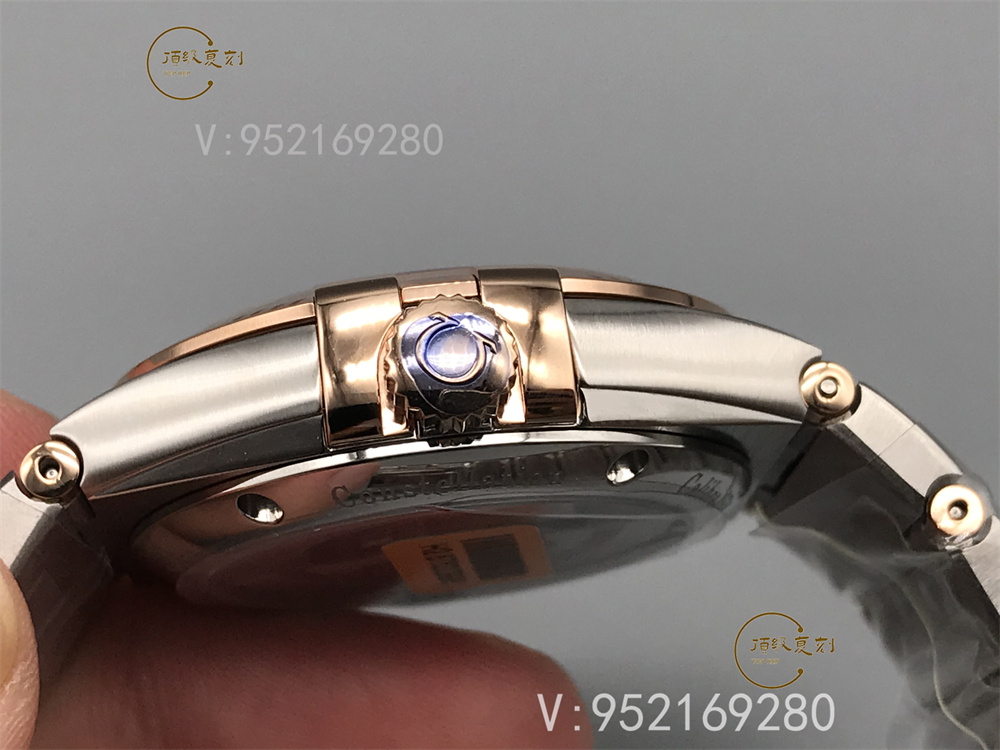 VS廠(SBF廠)歐米茄星座38mm間金白做工如何,對比正品怎么樣