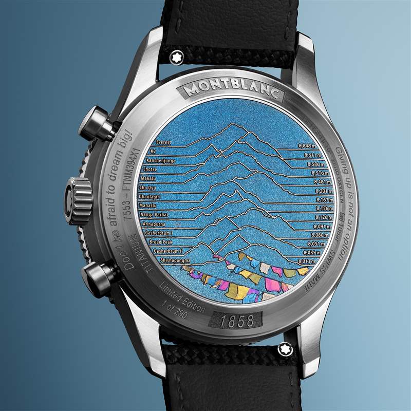 Montblanc新品亮點：1858無氧表殼世界時計時碼表，Minerva翻轉機芯計時碼表